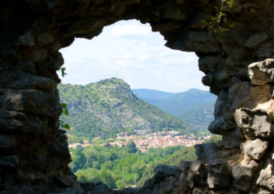 Anduze, vu du château de Tornac